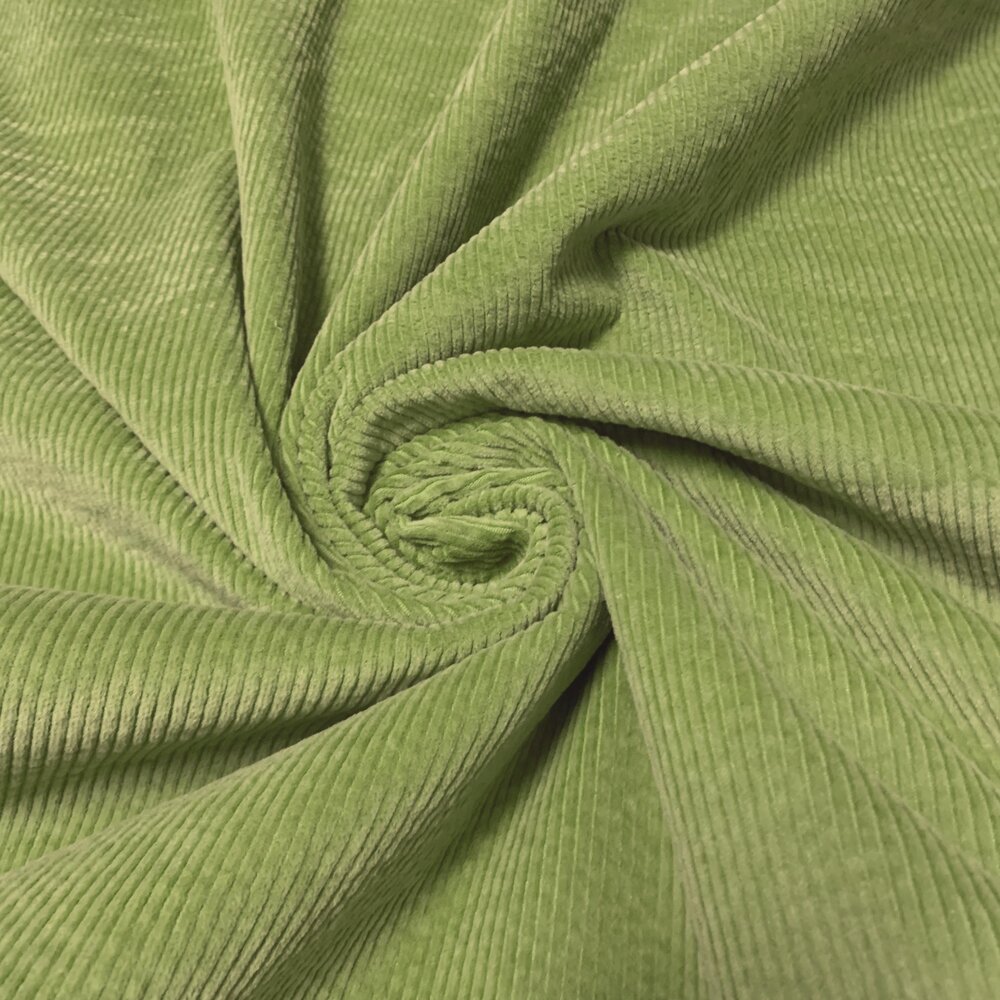 Cotton Corduroy Stretch AB33 - apple green