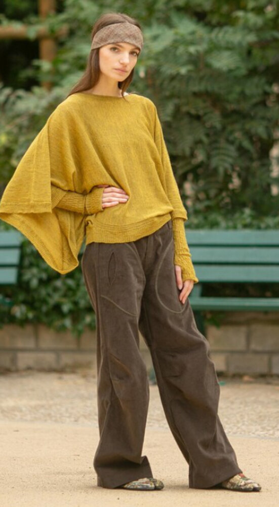 Katoen Corduroy Stretch AB31 - donker bruin