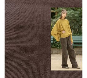Cotton Corduroy Stretch AB31 - dark brown !!NEW!!