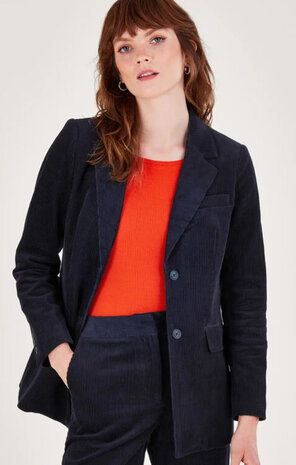 Velours côtelé coton stretch AB25 - bleu nuit Velours côtelé coton stretch AB25 - bleu nuit