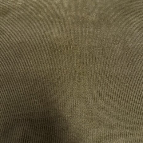 Velours côtelé coton stretch AB34 - vert olive Velours côtelé coton stretch AB34 - vert olive