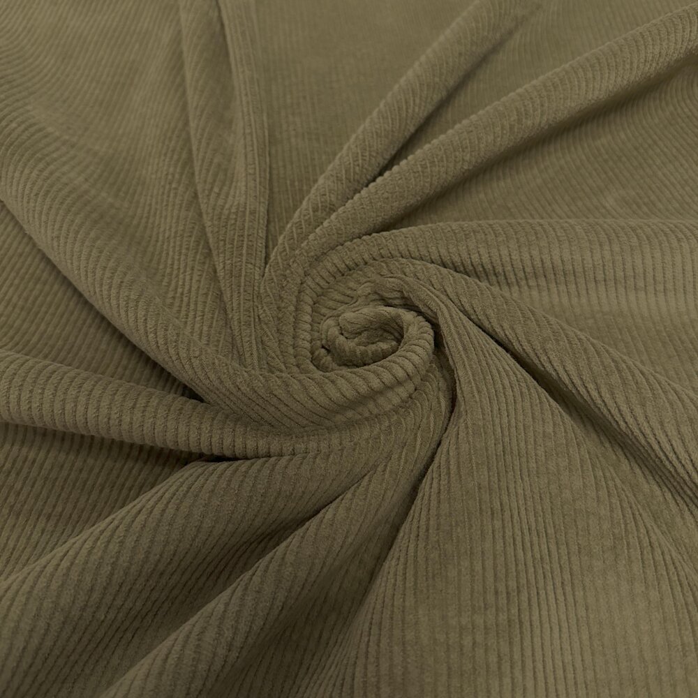Cotton Corduroy Stretch AB34 - olive green