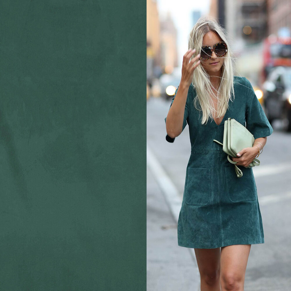 Suedine Stretch SU28 - bottle green