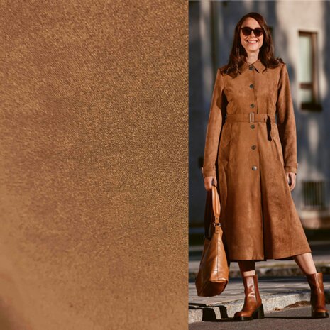 Suedine Stretch SU18 - camel clair