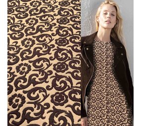 Jacquard Stretch Gebreid 4364 Jacquard Stretch Gebreid 4364