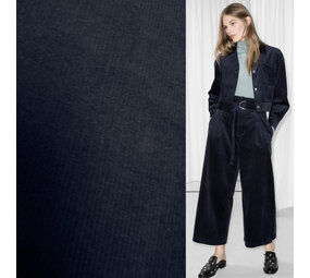 Fine Cotton Corduroy 4372 - dark blue