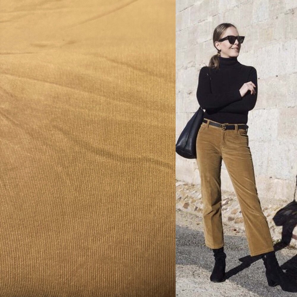 Fijne Katoen Corduroy  4375 - camel