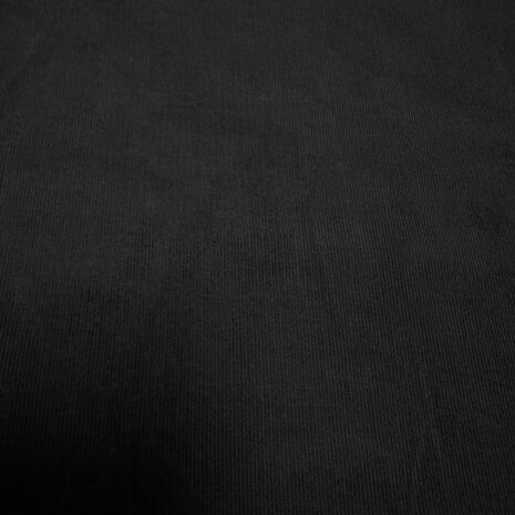 Fijne Katoen Corduroy  4387 - zwart