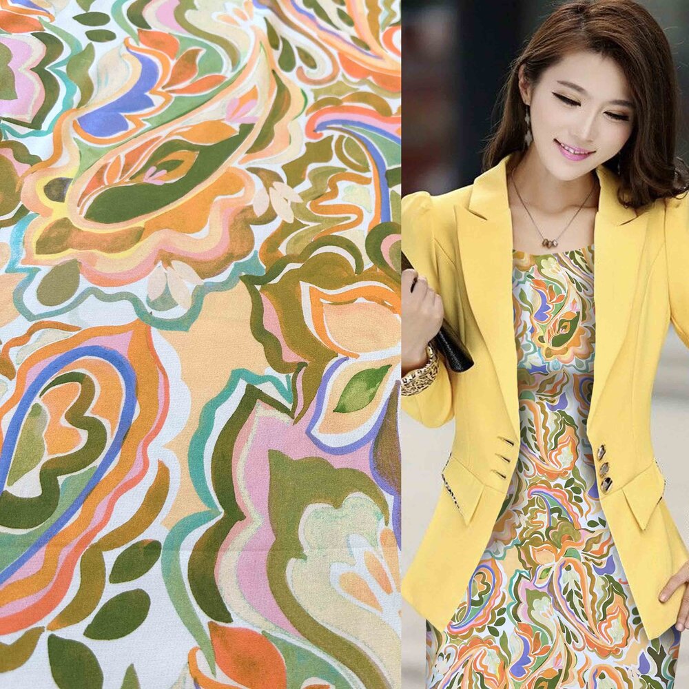 Viscose Stretch Poplin 4392