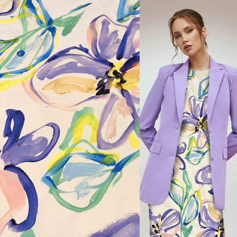 Satin Baumwolle/Viskose 4474 Satin Baumwolle/Viskose 4474