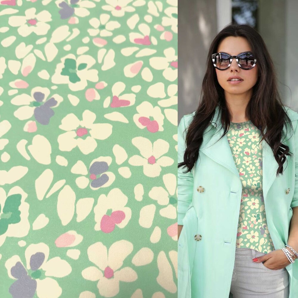 Sergé extensible 4488