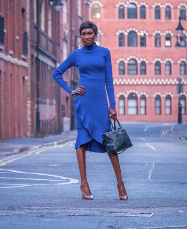 Scuba Crêpe CR16 -licht kobaltblauw Scuba Crêpe CR16 -licht kobaltblauw