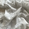 Batiste de coton brodée 4507 - blanche Batiste de coton brodée 4507 - blanche