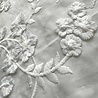 Batiste de coton brodée 4507 - blanche Batiste de coton brodée 4507 - blanche