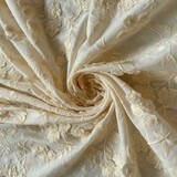 Baumwollbatist bestickt 4508 – creme