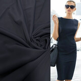Jersey stretch de voyage BJ42 - bleu nuit