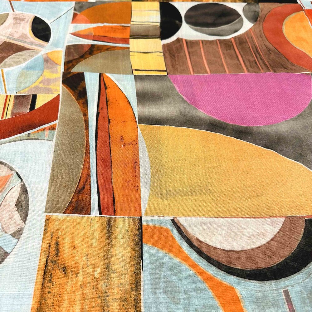Linen look Viscose Inkjet 4530