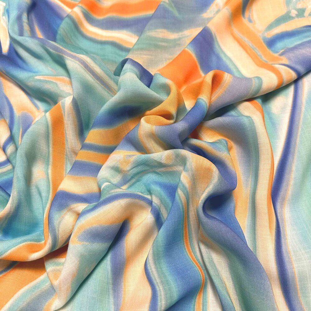 Linen look Viscose Inkjet 4531 Linen look Viscose Inkjet 4531