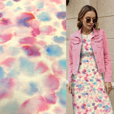 Linnenlook Viscose  Inkjet 4561