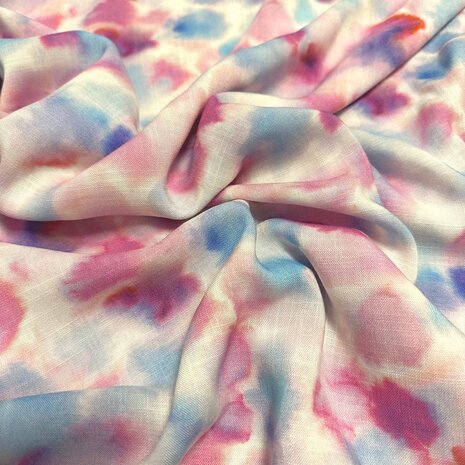 Viscose Jet d'encre aspect lin 4561 Viscose Jet d'encre aspect lin 4561