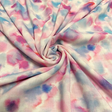 Viscose Jet d'encre aspect lin 4561 Viscose Jet d'encre aspect lin 4561