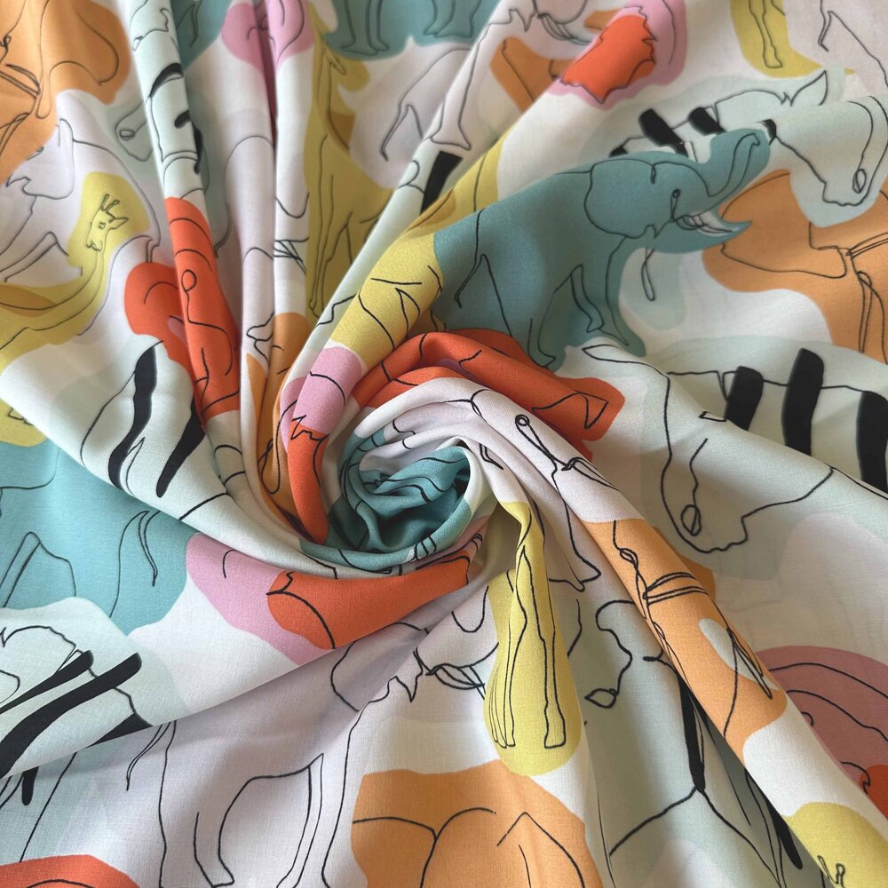 Batiste Viscose Jet d'Encre 4565 Batiste Viscose Jet d'Encre 4565