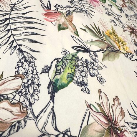 Katoen Satijn Inkjet 4589