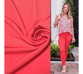 Terlenka bi-stretch 4592 - karmijn roze Terlenka bi-stretch 4592 - karmijn roze