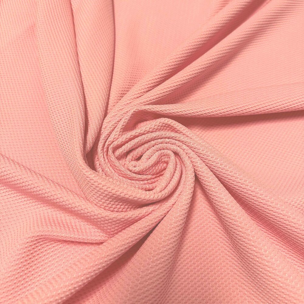 Piqué Stretch 4633 - rose bébé Piqué Stretch 4633 - rose bébé