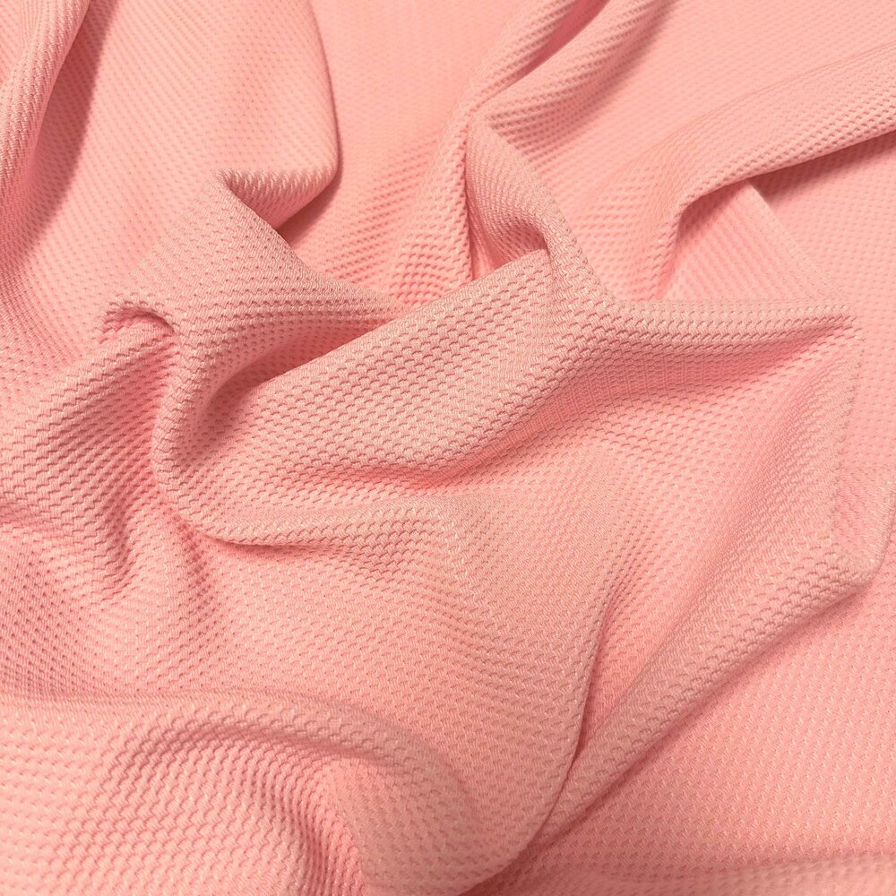 Stretch Piqué 4633 - baby roze Stretch Piqué 4633 - baby roze