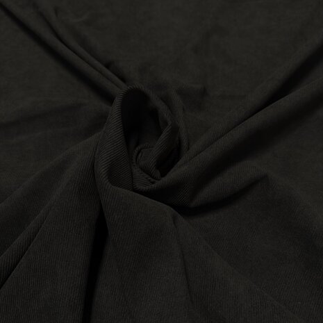 Velours Côtelé Fin - BA01 - Noir Velours Côtelé Fin - BA01 - Noir