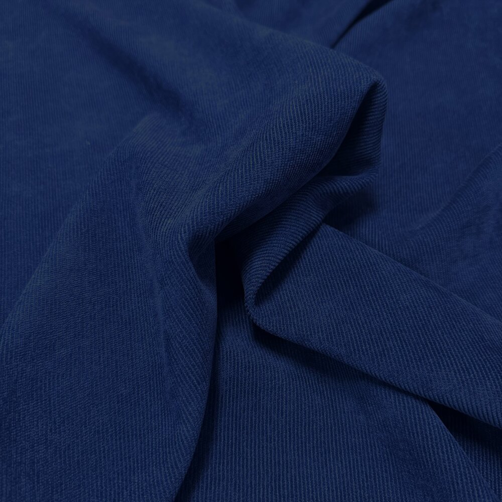 Fijne Corduroy - BA05 - Donker Kobalt