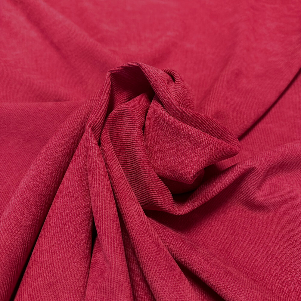 Velours Côtelé Fin - BA08 - Fuchsia