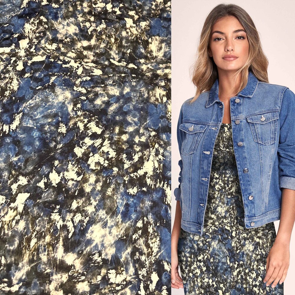 Viscose jet d'encre extensible 4709 Viscose jet d'encre extensible 4709