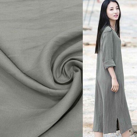 Linen Super Fine LV13 - steel grey Linen Super Fine LV13 - steel grey