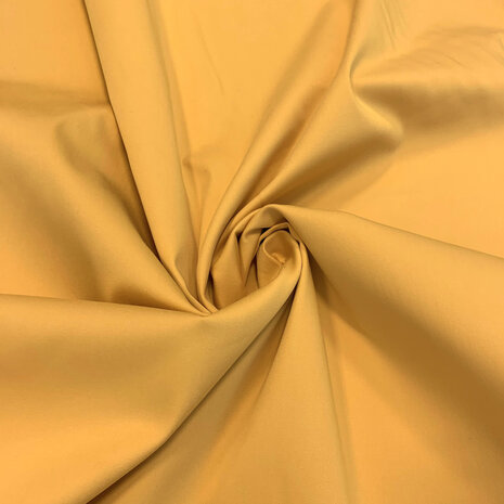Satin de coton confort stretch SK31 - jaune Satin de coton confort stretch SK31 - jaune