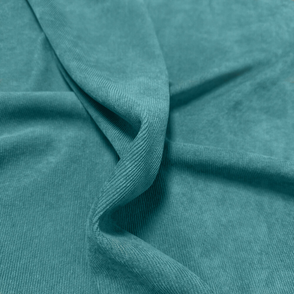 Fijne Corduroy - BA17 - Turquoise Fijne Corduroy - BA17 - Turquoise