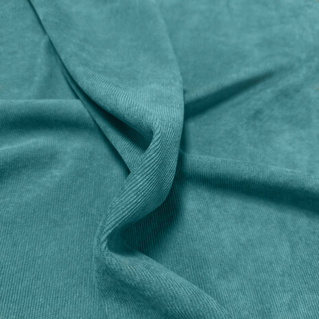 Fijne Corduroy - BA17 - Turquoise Fijne Corduroy - BA17 - Turquoise