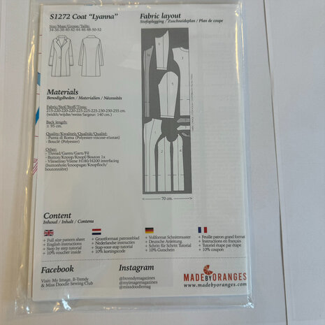 Manteau Lyanna S1272 Manteau Lyanna S1272