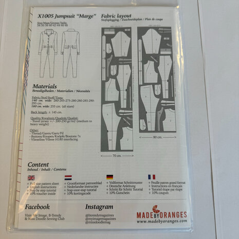 Combinaison Marge X1005 Combinaison Marge X1005