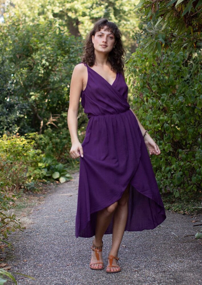 Stretch Poplin 4733 - purple Stretch Poplin 4733 - purple