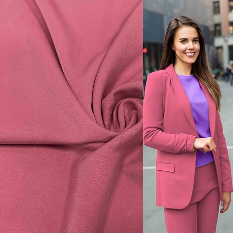 Gabardine Terlenka Stretch (heavy) WT82 - dark fuchsia