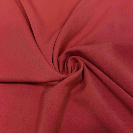 Gabardine Terlenka Stretch (zwaar)  WT76 - warm rood