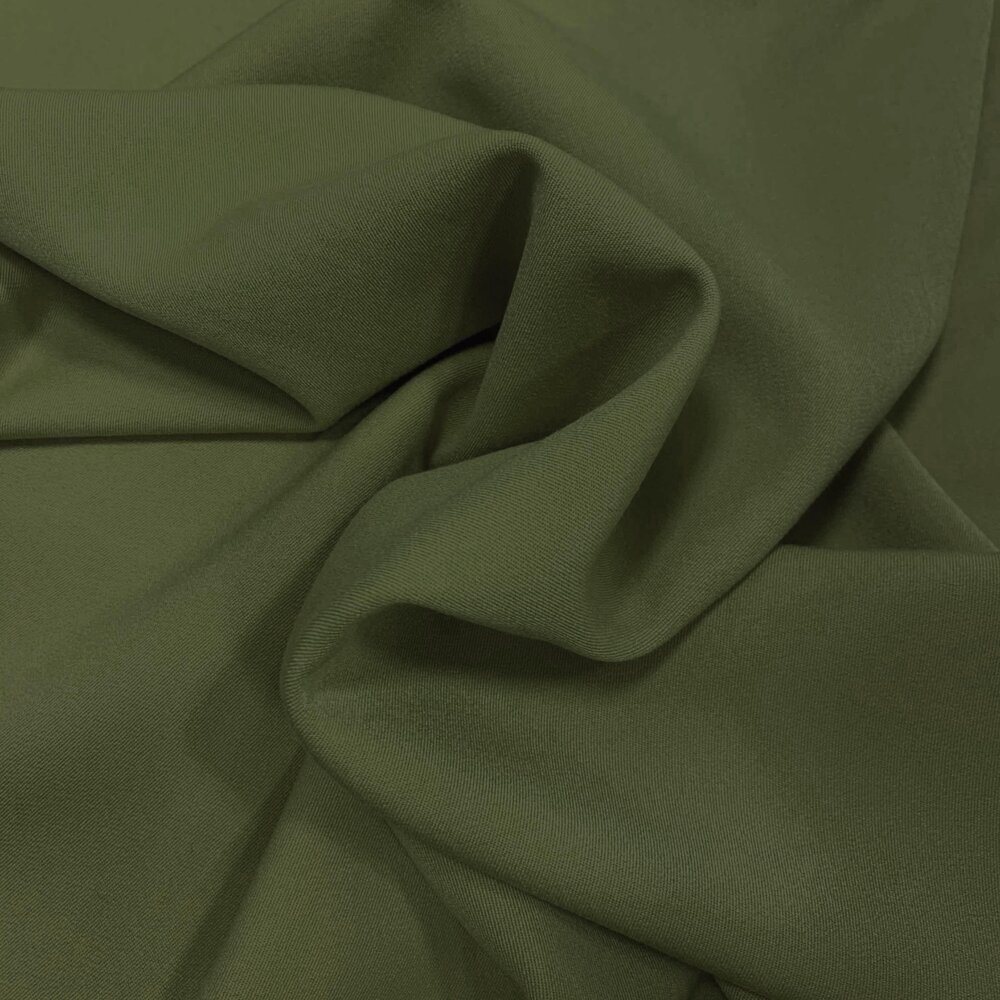 Gabardine Terlenka Stretch (heavy) WT96 - olive green Gabardine Terlenka Stretch (heavy) WT96 - olive green