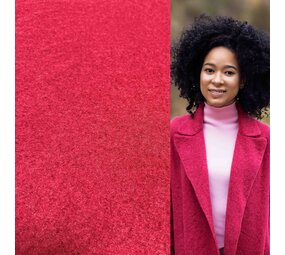 Tissu pour manteau MS01 - fuchsia Tissu pour manteau MS01 - fuchsia