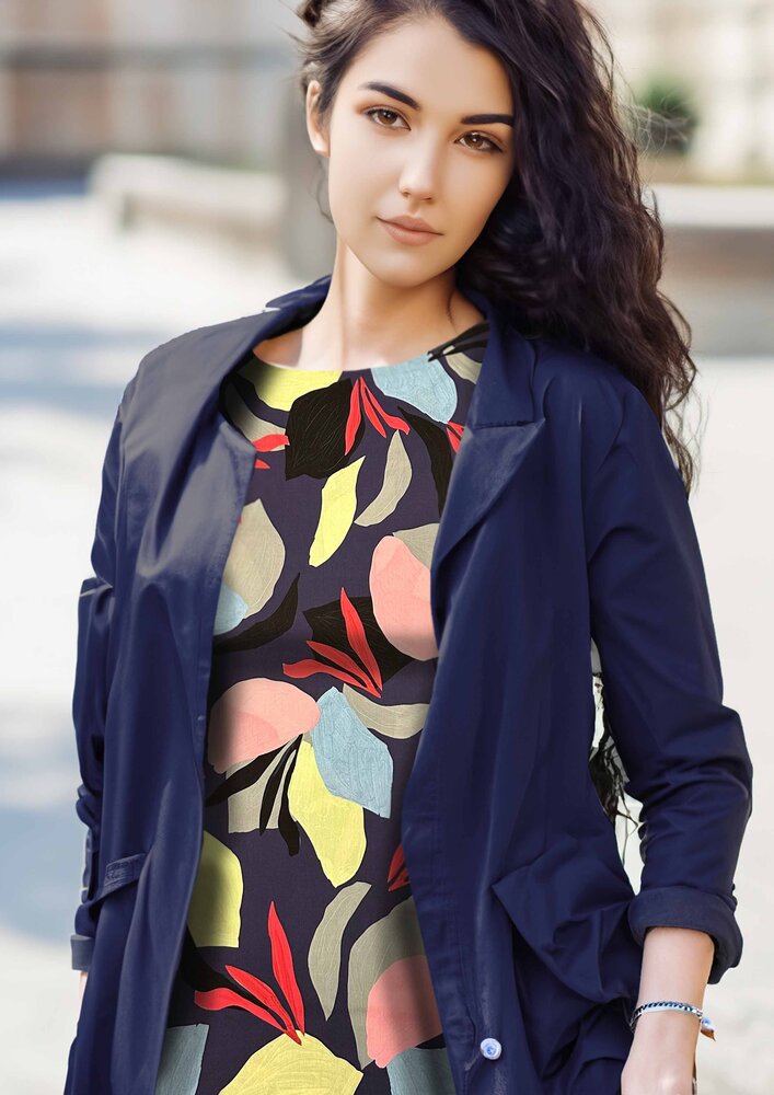 Batiste Viscose Jet d'Encre 4776