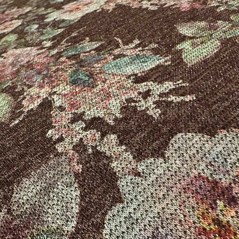 Knitted fabric with floral design 4794 Knitted fabric with floral design 4794