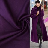 Tissu pour manteau en laine KW22 - violet NOUVEAU!! Tissu pour manteau en laine KW22 - violet NOUVEAU!!