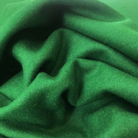 NJ COUPON - Tissu Manteau Laine KW01 - vert 60X150CM