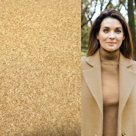 Tissu pour manteau MS05 - beige Tissu pour manteau MS05 - beige